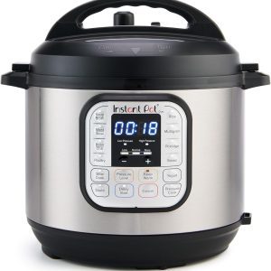 Instant Pot Duo 6-Quart Multi-Cooker – 7-in-1 Electric Pressure Cooker with 13 Smart Programs, Stainless Steel, Includes Recipe App