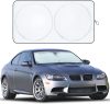EcoNour Car Windshield Sunshade Medium 64×32 Inch – Blocks 99% UV Heat and Keeps Cabin Cool