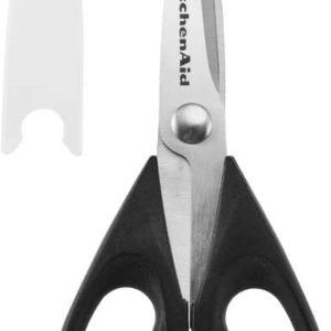 KitchenAid All-Purpose Kitchen Shears – Ultra-Sharp Stainless Steel Scissors with Soft-Grip Handle and Protective Sheath