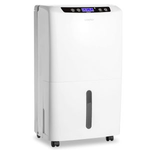 Waykar 34-Pint Energy Star Dehumidifier for Basements and Large Rooms – Smart Humidity Control for Spaces Up to 2,000 Sq Ft with Continuous Drain Option