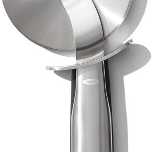 OXO Steel 4-Inch Pizza Wheel Cutter – Stainless Steel Blade with Built-In Thumb Guard, Ergonomic Handle