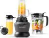 Nutribullet 1200W Full-Size Blender Combo – 64oz Pitcher and 32oz Single-Serve Cup for Smoothies and Soups, Dark Gray