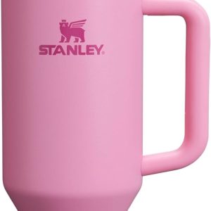 STANLEY Quencher 40oz Insulated Tumbler – Double-Wall Stainless with FlowState Lid, Cup Holder Friendly, Keeps Drinks Cold All Day