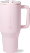 HydroJug Traveler 32oz Insulated Tumbler – Triple-Wall Stainless Steel Water Bottle with Leak-Proof Lid, Handle, and Reusable Straw