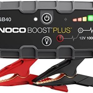 NOCO Boost GB40 – Compact 1000A Portable Jump Starter with Spark-Proof Safety and USB Power Bank Capability