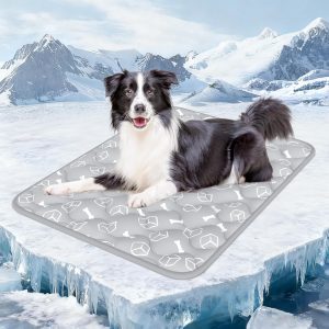 Rywell Dog Cooling Mat 2.0 – Extra Large Self-Cooling Pad with Arc-Chill Fiber for Hot Summer Days, 44×32 Inch