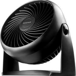 Honeywell TurboForce Table Fan – Compact Quiet Air Circulator, 3 Speeds, 90° Pivot Head for Bedroom, Desk & Office