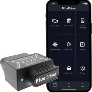 BlueDriver Bluetooth OBD2 Scanner – Professional Car Code Reader for iPhone & Android with Free Repair Reports