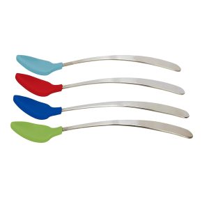First Essentials by NUK Soft-Bite Baby Spoons 4-Pack – Gentle Silicone Tips with Mash Bowl and Freezer Tray, Starter Feeding Set