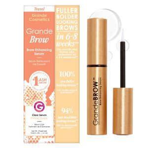 Grande Cosmetics GrandeBROW Enhancing Serum – Peptide & Vitamin Brow Treatment for Fuller, Bolder Arches