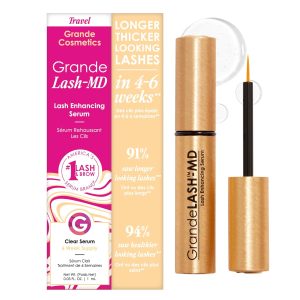 GrandeLASH-MD Lash Enhancing Serum – Peptide & Vitamin Formula for Fuller Lashes, 6-Week Supply