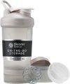 BlenderBottle ProStak 22oz Shaker with Storage Jars – Leak-Proof Protein Bottle with Pill Organizer & BlenderBall
