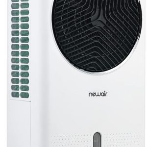 NewAir 1600 CFM Portable Evaporative Cooler – Swamp Cooler with Ice Chamber, Remote & Timer for Home, Garage, Office