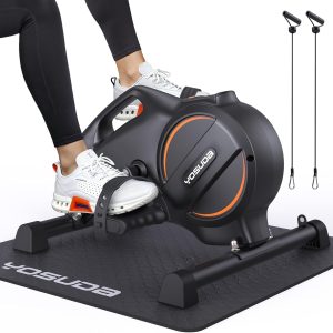 YOSUDA Under Desk Bike – 16-Level Magnetic Pedal Exerciser with Bluetooth App, Quiet Exercise Bike for Home & Office