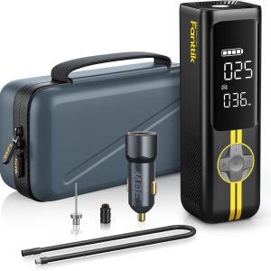 Fanttik X8 Apex Cordless Tire Inflator – 150 PSI Portable Air Compressor, Dual Screen, 4 Preset Modes